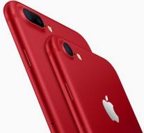 Apple makes iPhone red 7