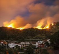 Approximately 130 forest fires in northern Spain