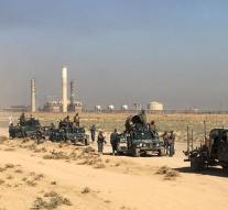 Army Iraq raises at Kirkuk