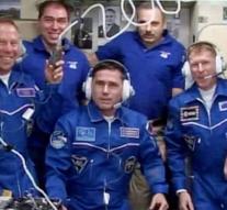 Astronauts arrive at space station