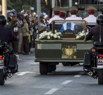 Axis of Fidel Castro was buried