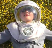 Boy so allergic to the sun that he wears a special suit every day