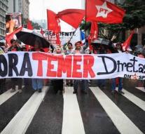 Brazilian protesters demand resignation Temer