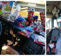Bus driver buys gifts for 70 children: 'I always got two socks'