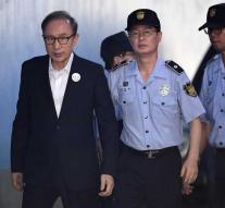 Celstraf former president South Korea for fraud
