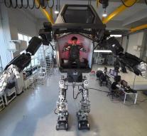 Crewed mega robot takes first steps