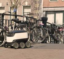 Domino's put in delivery delivery robot in Hamburg