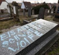 Eighty Jewish graves in Alsace were plastered