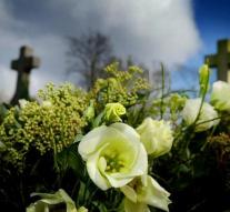 Florists have been painting graves for months