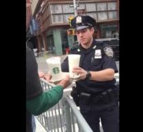 Free coffee for rescuers New York