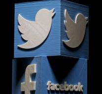 Hundreds of Facebook and Twitter accounts have been lifted for propaganda