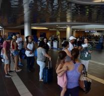 Hundreds of stranded Puerto Rico airport