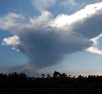 Indonesian volcano Merapi erupting