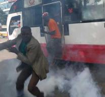 Kenya expels protest against closing TV