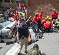 Kill and wounded at protest Charlottesville