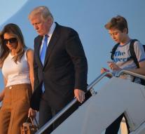 Melania Trump and son to White House