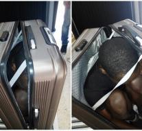 Migrant smuggled in suitcase