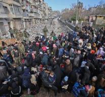 Moscow announced mass exodus of civilians in Aleppo