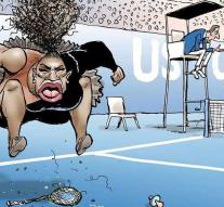 Newspaper furious about riot 'racist' cartoon Serena Williams