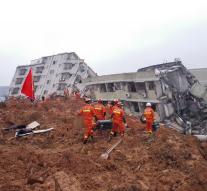 Over 90 missing after landslide China