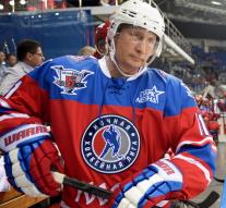 Putin plays ice hockey on 63rd birthday