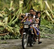 Power Philippines dropped by typhoon