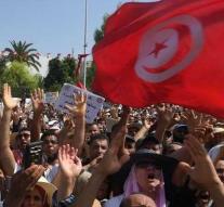 Protest against more women's rights in Tunisia