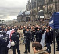 Protest in Cologne against mass rape