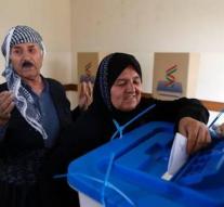 Referendum Northern Iraqi Kurds began