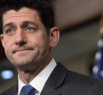 Republican Paul Ryan stops