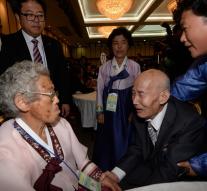 Reunification elderly Koreans is short : ' See you in hereafter '