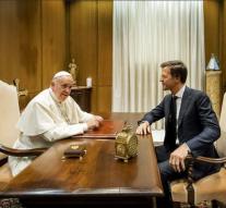 Rutte meets Pope