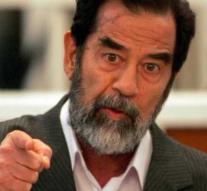 Saddam Hussein pops up on London's bench