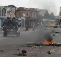 Security forces fire on protesters Congo