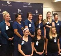 Sixteen sisters are pregnant in the same hospital
