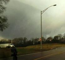 Southeast US hit series of tornados