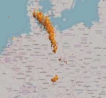 Storm front paralyzes German traffic