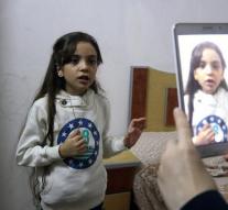 Syrian girl Bana Trumps welcomed missiles to