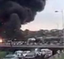 Tank truck explodes on Nigerian highway