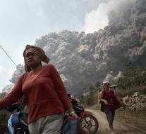 Thousands evacuated after volcano eruption