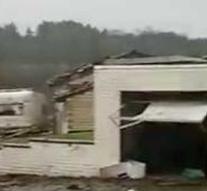 Tornado destroyed half of the village near Aachen