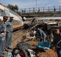 Train accident Morocco due to high speed