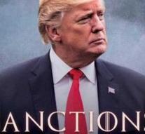 Trump announces sanctions against Iran with 'movie poster'