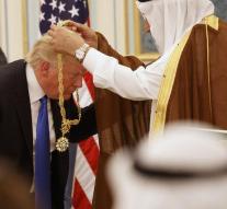 Trump gets a distinction in Saudi Arabia