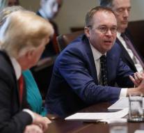 Trump: Mulvaney becomes a new chief of staff
