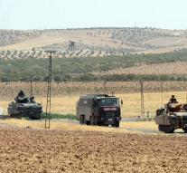 Turkish tanks clashed with Kurdish northern Syria