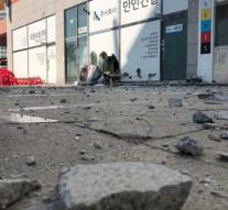 Wounded by South Korea earthquake