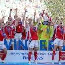 Arsenal Upset Barcelona to Win UEFA Women's Champions League After 18 Years