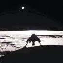 Blue Ghost Spacecraft Captures Selfie with Earth from Moon