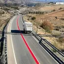 France Experimenting with Red Lines on Highways for Traffic Safety